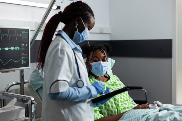Medical professionals at work