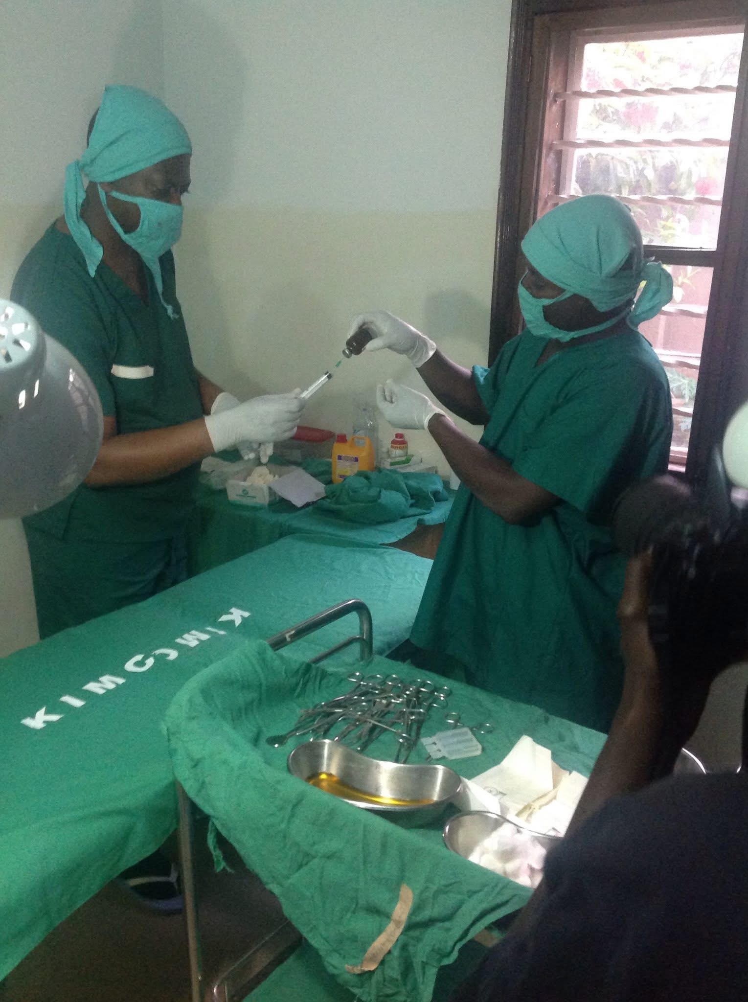 Medical professionals at KIMC